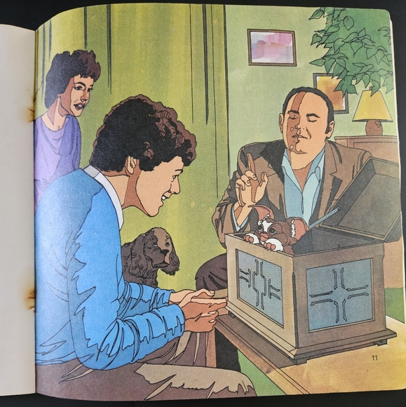 Gremlins "The Gift of the Mogwai" Read-Along Book & Record 7" 33-1/3 1984 - Picture 3 of 6